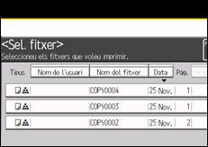Il·lustració de pantalla del tauler d'operacions