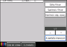 Il·lustració de pantalla del tauler d'operacions