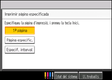 Il·lustració de pantalla del tauler d'operacions