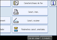Il·lustració de la pantalla del panell de control