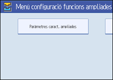 Il·lustració de la pantalla del panell de control