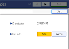 Il·lustració de la pantalla del panell de control