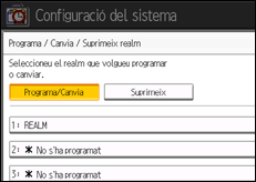 Il·lustració de pantalla del tauler d'operacions