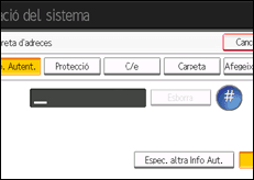 Il·lustració de pantalla del tauler d'operacions