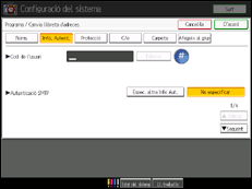Il·lustració de pantalla del tauler d'operacions