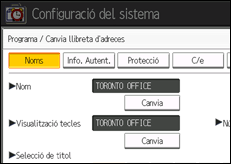 Il·lustració de pantalla del tauler d'operacions