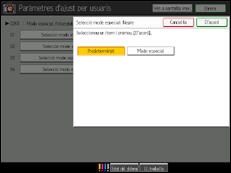 Il·lustració de pantalla del tauler d'operacions