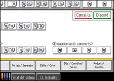 Il·lustració de pantalla del tauler d'operacions
