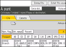 Il·lustració de pantalla del tauler d'operacions