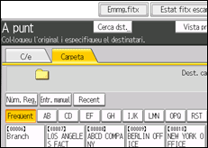 Il·lustració de pantalla del tauler d'operacions