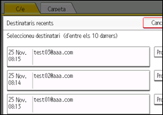 Il·lustració de pantalla del tauler d'operacions