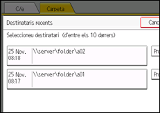 Il·lustració de pantalla del tauler d'operacions