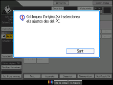 Il·lustració de pantalla del tauler d'operacions