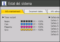 Il�lustraci&oacute; de pantalla del tauler d'operacions