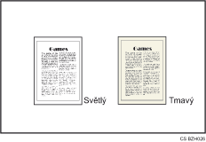 Ilustrace nastavení kvality obrazu