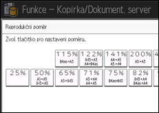 Ilustrace displeje ovládacího panelu