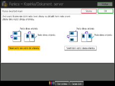 Ilustrace displeje ovládacího panelu