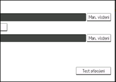 Ilustrace displeje ovládacího panelu