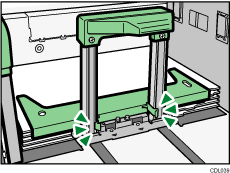 Illustration af bred elevatorkassette.