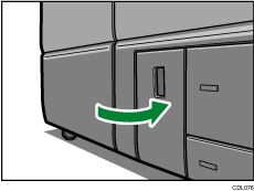 Illustration af resttonerbeholderen