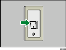 Illustration af fejlstrømsafbryder