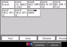 Illustration af sk&aelig;rmen p&aring; betjeningspanelet