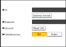 Illustration af skærmen på betjeningspanelet