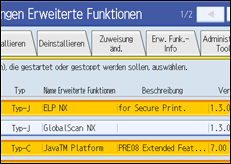 Abbildung Bedienfeld-Display