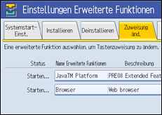 Abbildung Bedienfeld-Display