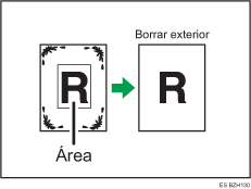 Ilustración de Borrar exterior