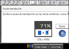 Ilustración de la pantalla panel de mandos