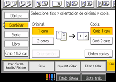 Ilustración de la pantalla panel de mandos