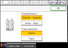 Ilustraci&oacute;n de la pantalla panel de mandos