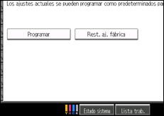 Ilustraci&oacute;n de la pantalla panel de mandos