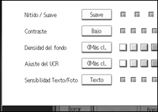 Ilustración de la pantalla panel de mandos