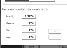 Ilustración de la pantalla panel de mandos
