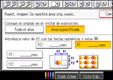 Ilustración de la pantalla panel de mandos