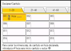 Ilustración de la pantalla panel de mandos
