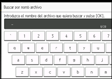 Ilustración de la pantalla panel de mandos