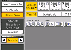 Ilustración de la pantalla panel de mandos