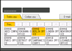 ilustración de la pantalla del panel de operaciones
