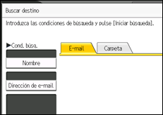 Ilustración de la pantalla panel de mandos