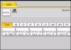 Ilustración de la pantalla panel de mandos