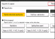 Kuva laitteen näytöstä