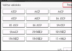 Kuva laitteen näytöstä