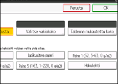 Kuva laitteen näytöstä