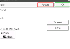 Kuva laitteen näytöstä