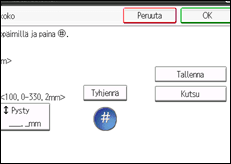 Kuva laitteen näytöstä