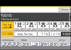Kuva laitteen näytöstä