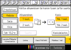 Kuva laitteen näytöstä